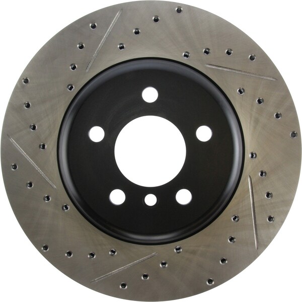 Centric Parts Sport Drilled/Slotted Brake Rotor, 127.34124R 127.34124R - main